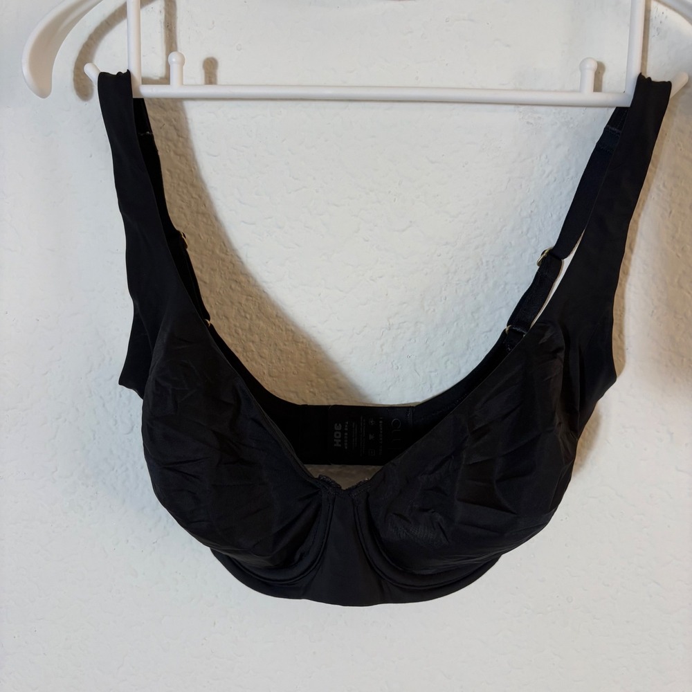 CUUP The Scoop Underwire Bra Women 30H Black